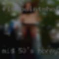 Mid 50's horny woman